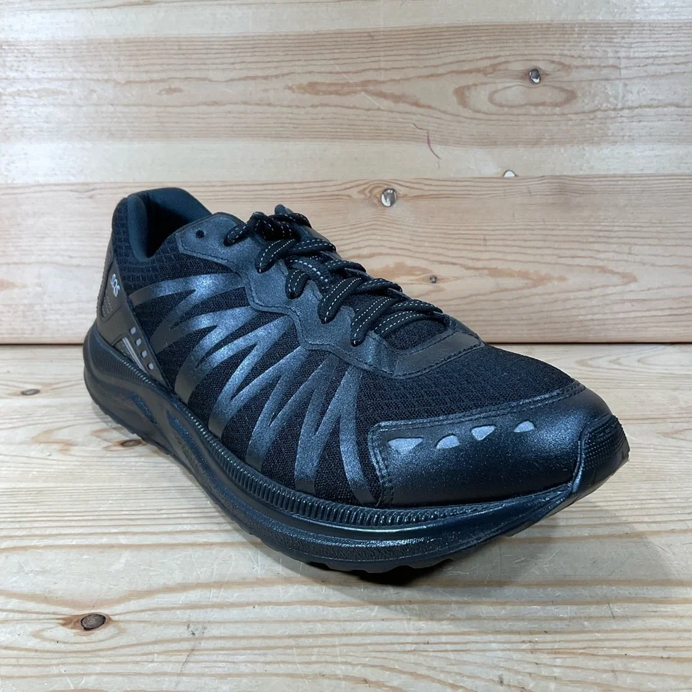SAS Pursuit Sport Sneakers Shoes Mens 9.5 D Black Comfort Lace Up Orthopedic USA